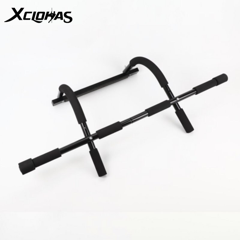 XC LOHAS Indoor Fitness Tür Rahmen Pull Up Bar Wand Kinn Up Horizontale Bar Hängen Bein Raiser Home Gym Fitness ausrüstung: Black
