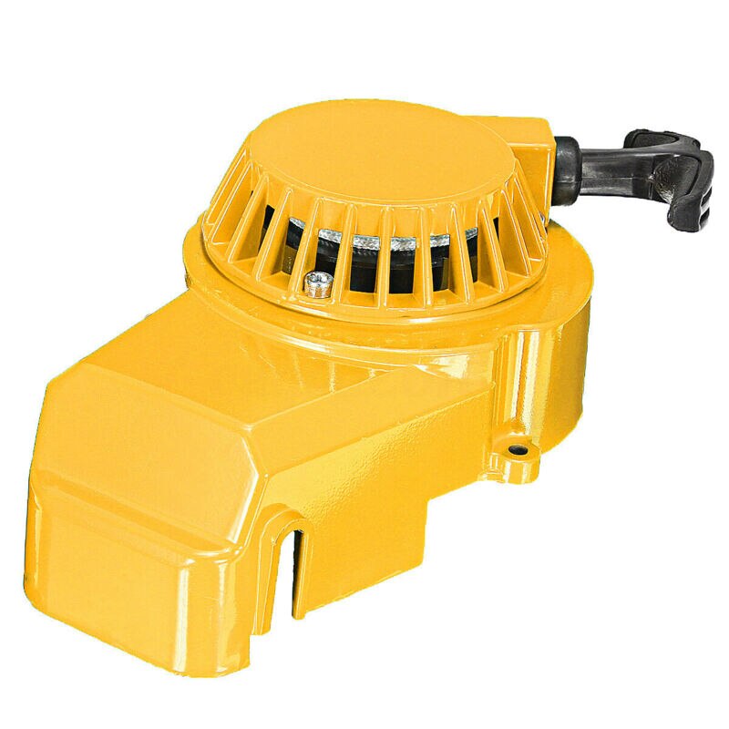 Dragstart startmotor 47cc 49cc 2 takts motor atv smuts fyrhjuling ficka skoter med lackerad lack: Gul