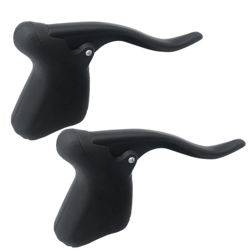 Bicycle Brake Handle MTB Mountain Bike Cycling Brake Levers Front &amp; Rear Brake Levers Handlebar Set Aluminum Bike Parts: Default Title