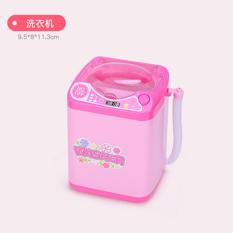Vibrerer det samme barn mini apparat sæt simulation vaskemaskine legetøj små apparater pige lege hus legetøj: Vaskemaskine