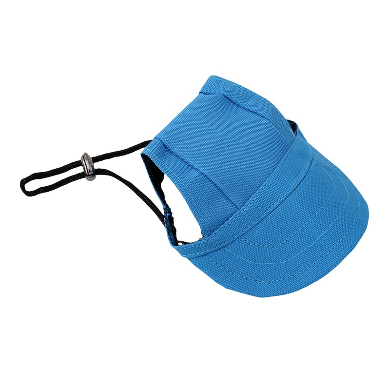 Hondenhoed zomerzonwering puppyhoeden kattenklep met oorgaten huisdierproducten buitenaccessoires zonnehoed: M blauw