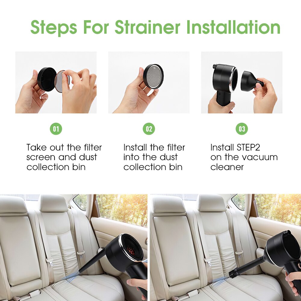 Wireless Vacuum Cleaner Compressed Air Blower Cordless Air Duster Clean Blower Tool Vacuum Cleaner For Car Home Laptop