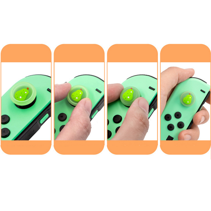 Silicone thumb grip caps for nintendo switch joy-con joystick, cover shell, button for nintendo switch oled lite mini accessories