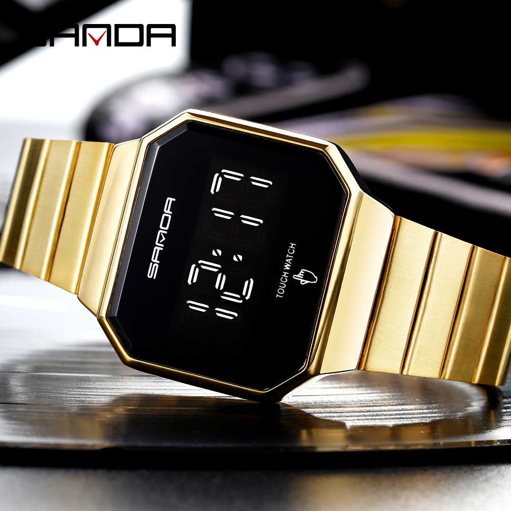 Sports Watches Man LED Touch Screen Electronic Shock Wristwatch Waterproof Digital Male Clock Relogio Masculino