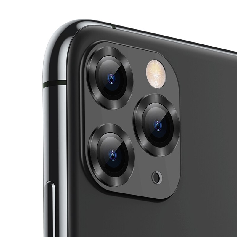 Baseus Camera Protector Voor Iphone 11 Pro Max Achteruitrijcamera Ring Lens Gehard Glas Protector Voor Iphone 11 Bescherming Case: bl for11pro 11proMax