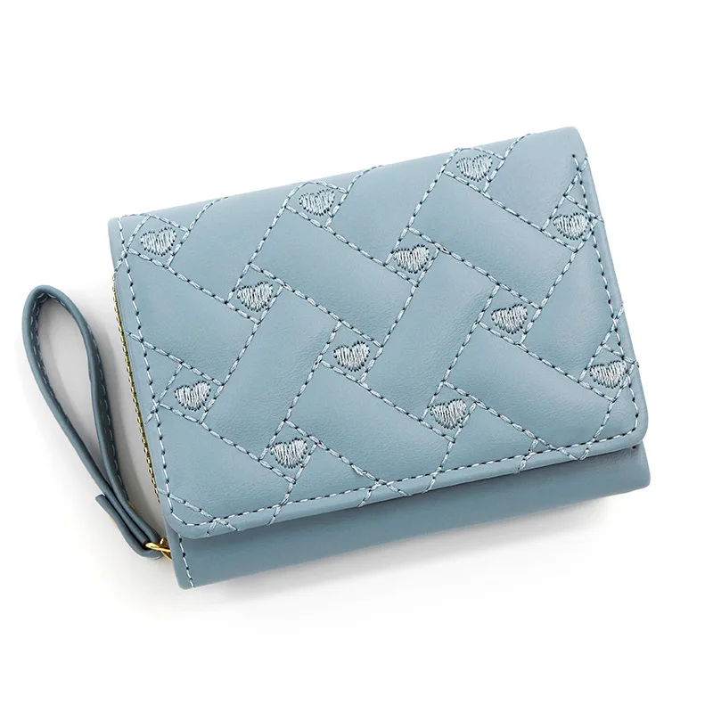 Wallets for Women Kawaii Cute Wallet Luxury Lady Wallet Pink Purse Womens Wallet Small Women Leather Wallet Coin Purse: Brown