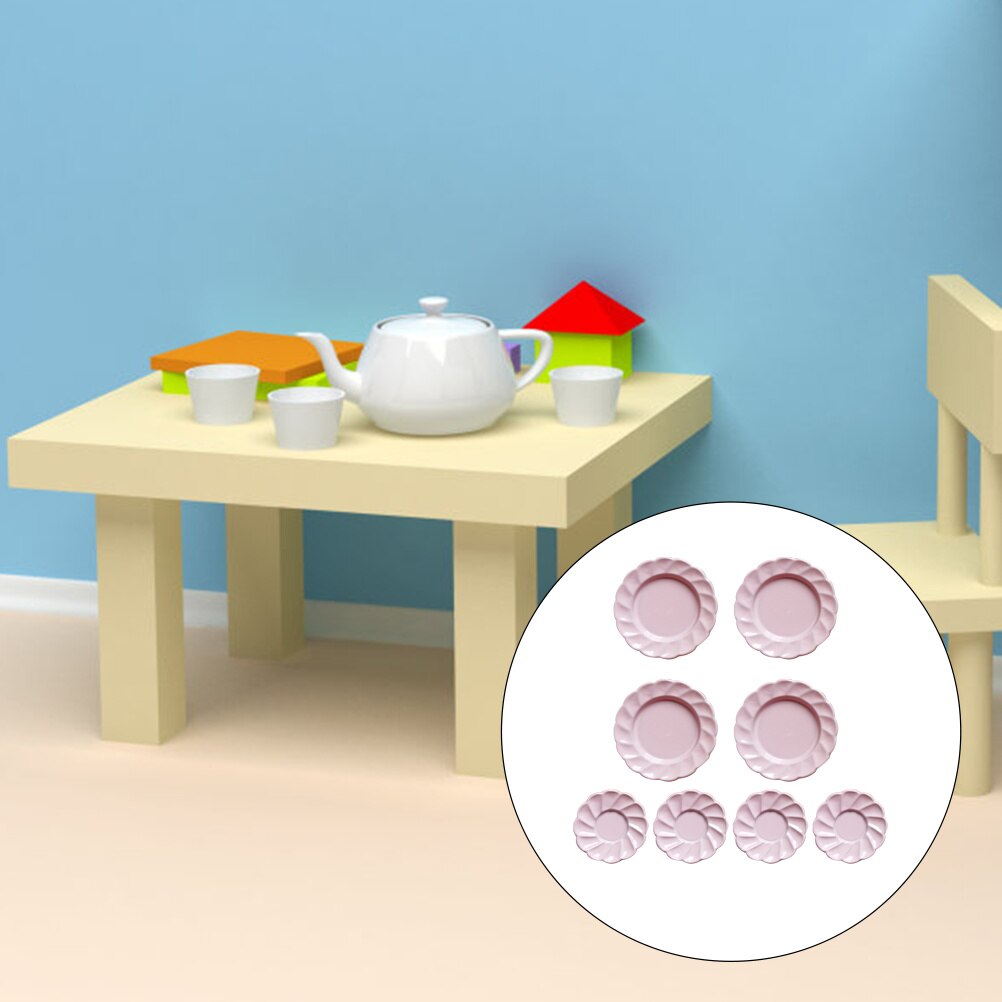 8pcs Decorative Mini Dish Bowl Lovely Mini Dish Plate