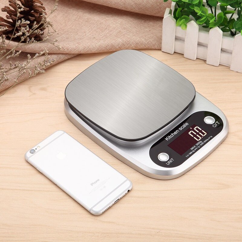 Portable Electronic Digital LCD Electronic Weighing Scale Gadgets Stainless Steel Electronic Scale Grams Kitchen Scales