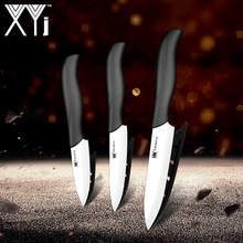 Xyj kök keramiska kniv set 3 " paring 4 " utility 5 " skivare matlagning keramiska knivar skarpt blad bekvämt handtag kockar verktyg