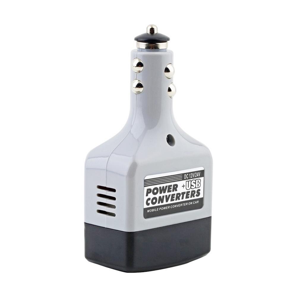 1Pc Car Voltage Inverters DC 12V/24V To AC 220V Power Inverter Converter Car Charge Power Converter USB Adapter Car Accessories