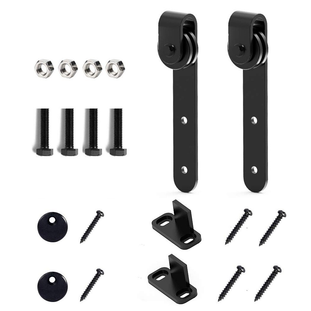Cabinet Sliding Barn Door Hardware Kit Super Mini Sliding Door Hardware Mounted Hanging Rail Hanger Track Hardware Tools