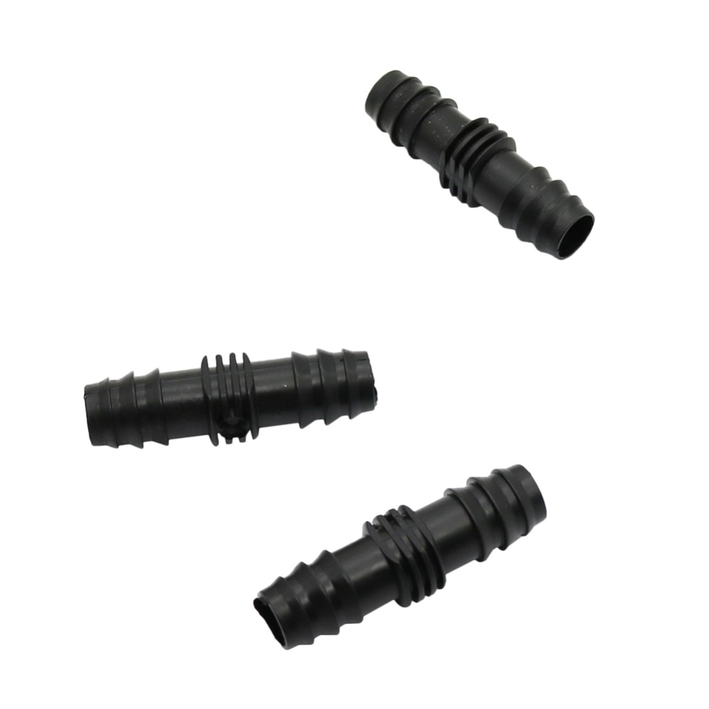 Garden 1/2 Inch Hose Barbed Straight Connector Agriculture Garden Irrigation Quick Connector Water Adapter 20 Pcs