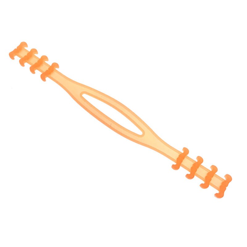 Silicage-le avec contour d'oreille masque facial crochet monté sur la tête enfants ceinture élastique masque facial corde oreille ajustement produit utile: Silica Gel Anti Lace B Style Orange