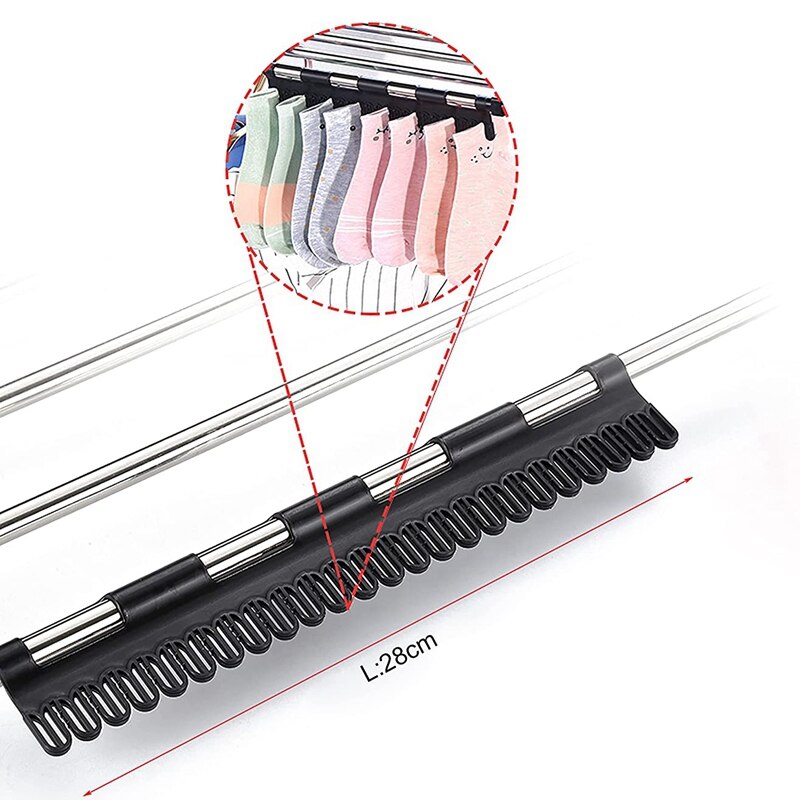 Radiator Clothes Airers Balcony Cloth Drying Rack Compact Clothing Drying Rack Stainless Steel Malleable Foldable Airer