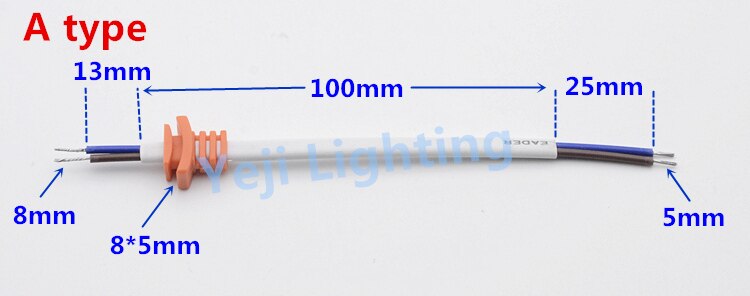 DC docking male and female cable Self-locking LED light 2*0.3mm DC connector plug wire 2 core power cord Lighting Accessories