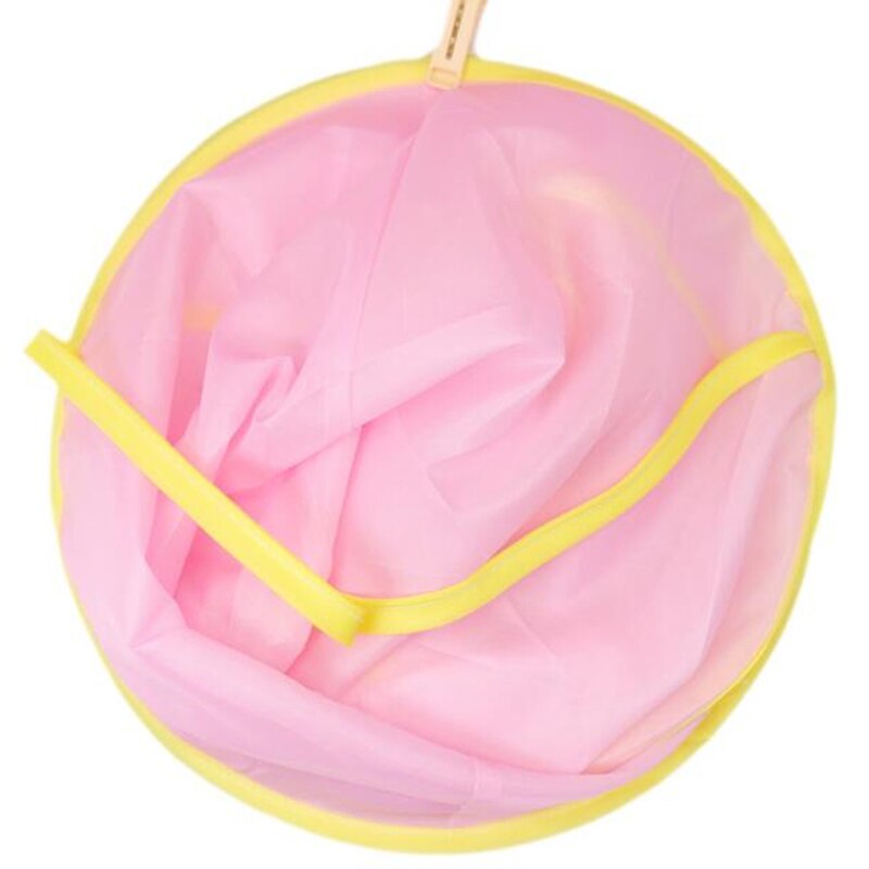 1PC Foldable Hair Cutting Cloak Umbrella Cape Waterproof Haircut Gown Apron Adult Kids Tool Home Hair Styling Accessory: Pink