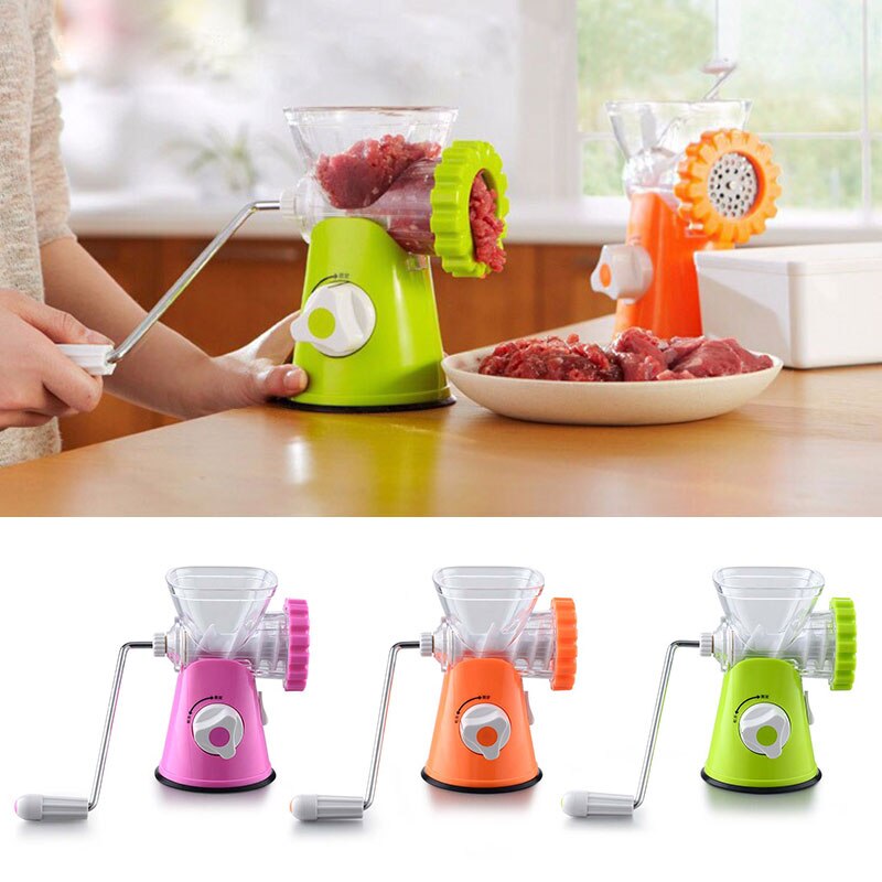 Manual Meat Grinder Mincer Machine Sausage Table Crank Tool Cutter Slicer Beef Multifunctional Meat Slicer kitchen Tools