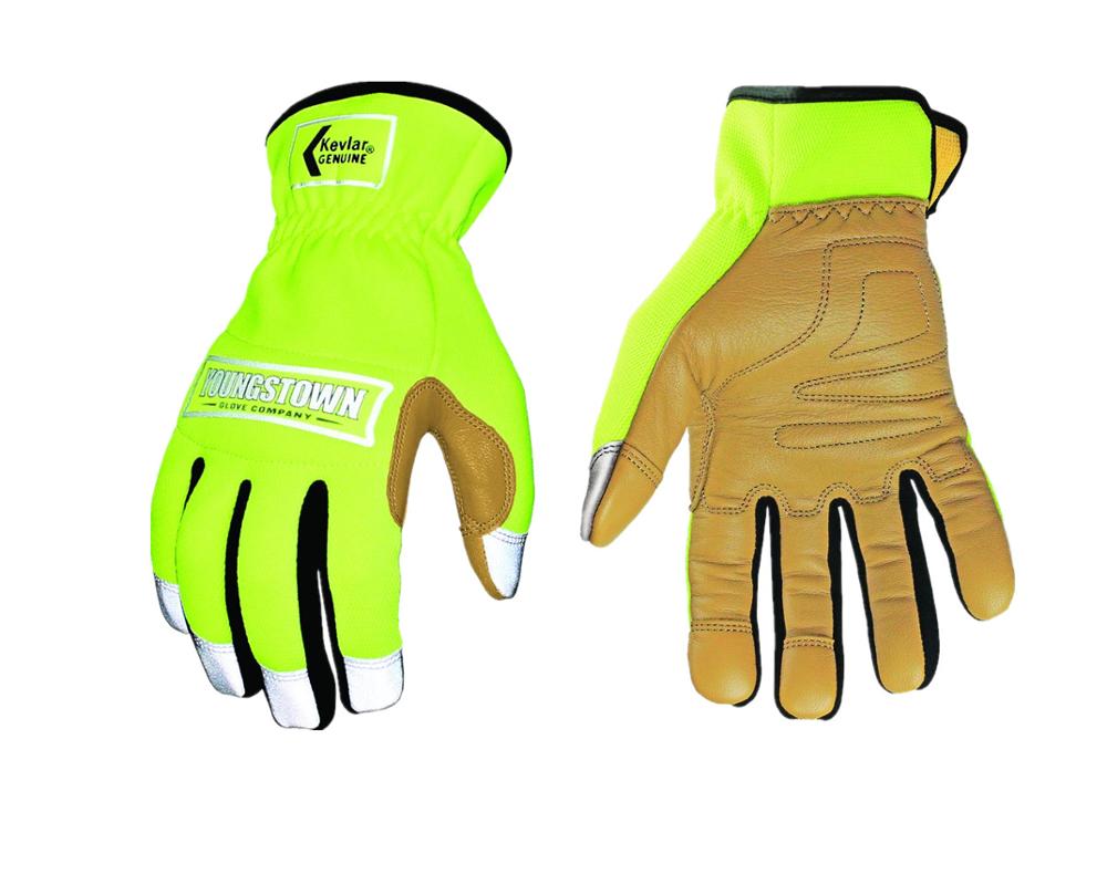 Safety Lime Hybrid Plus Extra Durable Non-slip Working gloves(X-Large,Green)