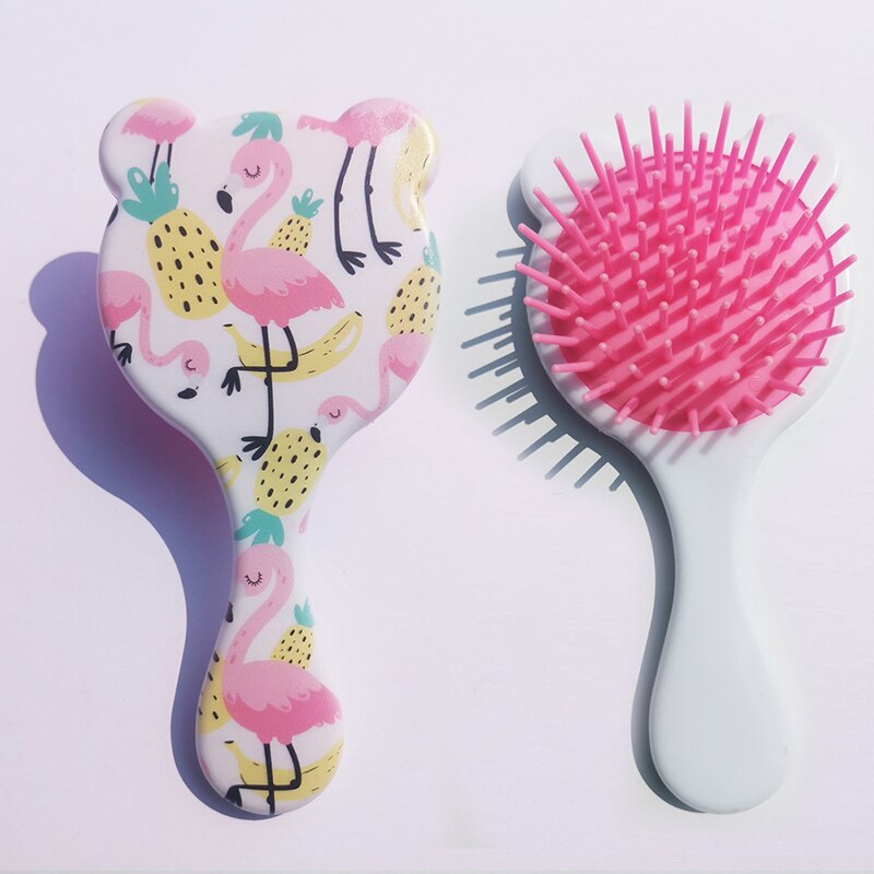 Meisjes Leuke Cartoon Anti-Statische Borstel Ontwarren Douche Massage Kammen Haar Styling Tool Haarborstel Hoofd Bloedcirculatie: 4