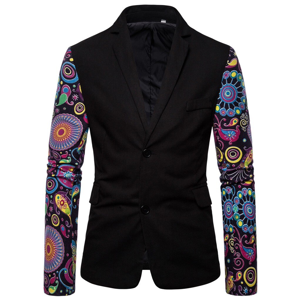 Men Slim Autumn Suit Blazer Business Formal Party Male Suit One Button Lapel Casual Long Sleeve Pockets Top 7.29: 4XL