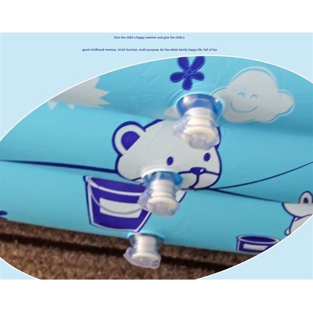 2pcs PVC Inflatable Pool Inflatable Swimming Pool Plaything Pool Bathtub Educational Plaything for Summer