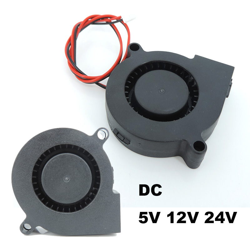 Ventola di raffreddamento DC 5v 12v 24V 5015 Ventilatore turbo radiale 50x15MM Accessori per stampante 3D 50MM Brushless 5CM Ventola di raffreddamento H2