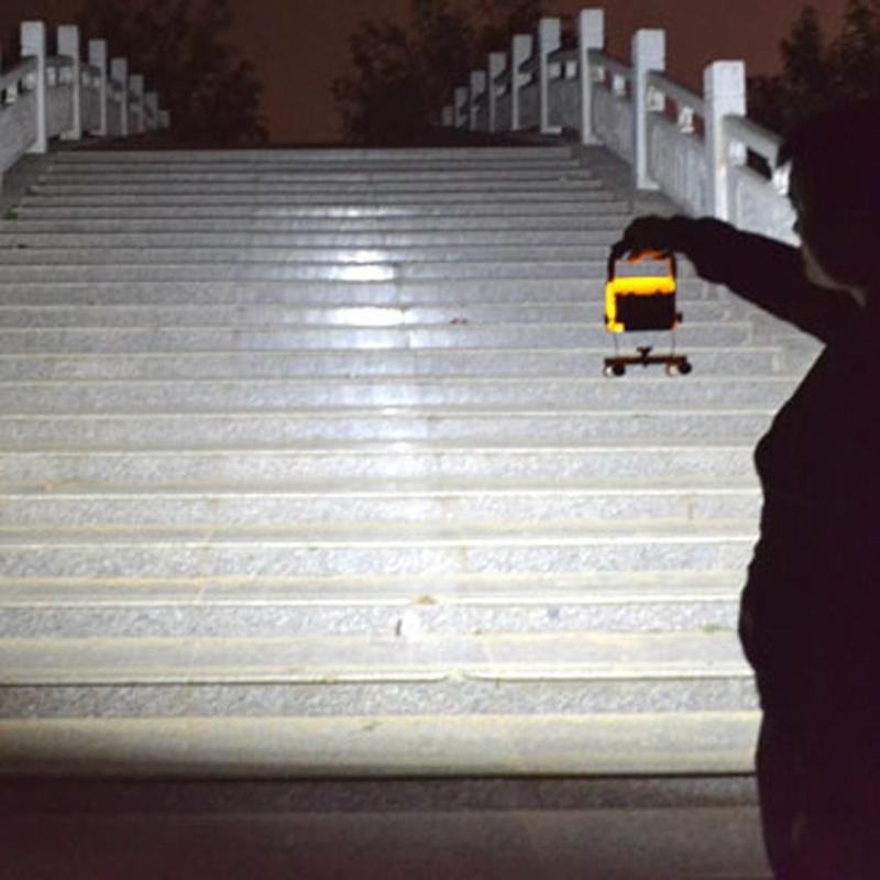 Outdoor Portable Waterproof IP65 24 LED Flood Emergency Light Construction Site SpotLights foco led recargable bouwlamp bulbs