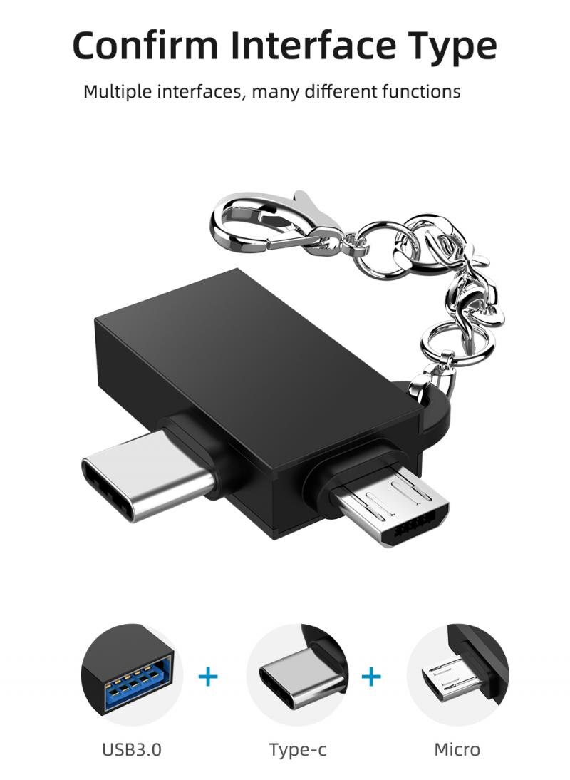 Typ-c Mikro USB OTG Adapter Für Samsung Xiaomi Huawei Tablette Notizbuch Unterstützung OTG Funktion Mit Typ C Stecker USB Stecker