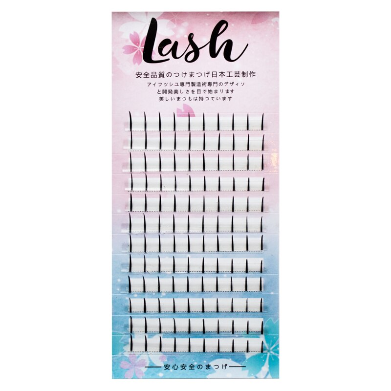 DINGSEN 120 Clusters Pre Made Volume Spike Lashes 0.07 C D 8-18mm Silk Spikes Eyelash Extension Makeup Individual Cilios: 13mm