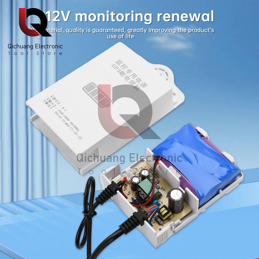 12v ups avbrottsfri strömförsörjning multifunktionell mini ups batteri backup säkerhet standby strömförsörjning för wifi ip kamera