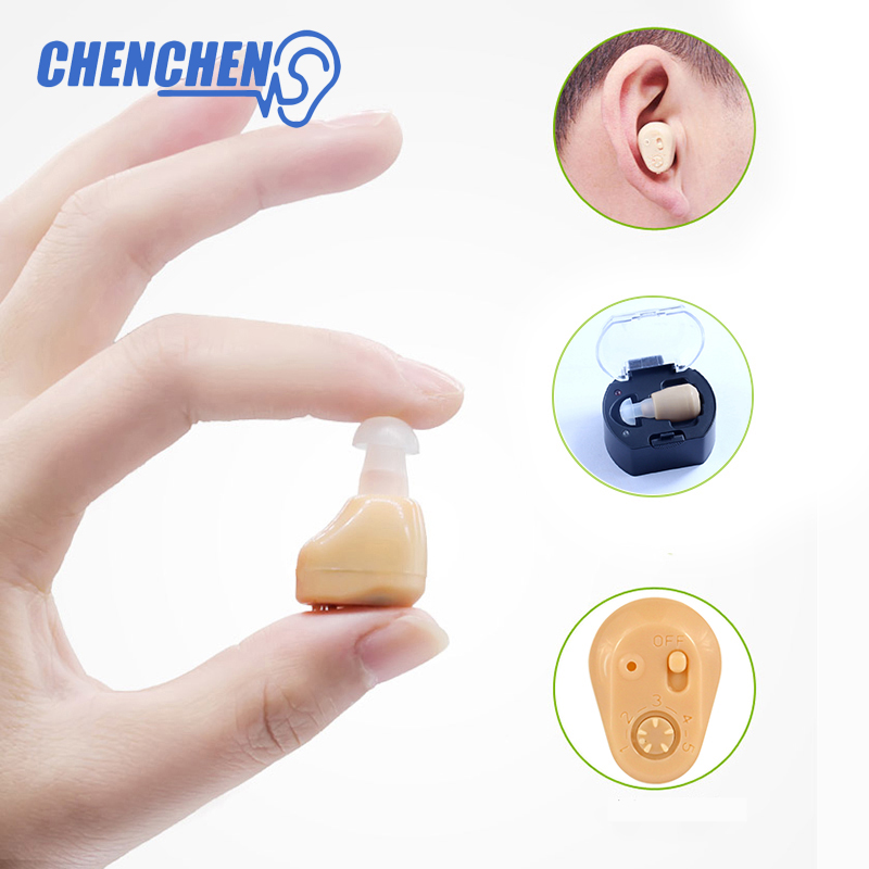In-Ear Mini Gehoorapparaat Oplaadbare Voice Geluidsversterkers Handig Draagbare Hoortoestellen Voor Gehoorverlies Ouderen Oor Zorg