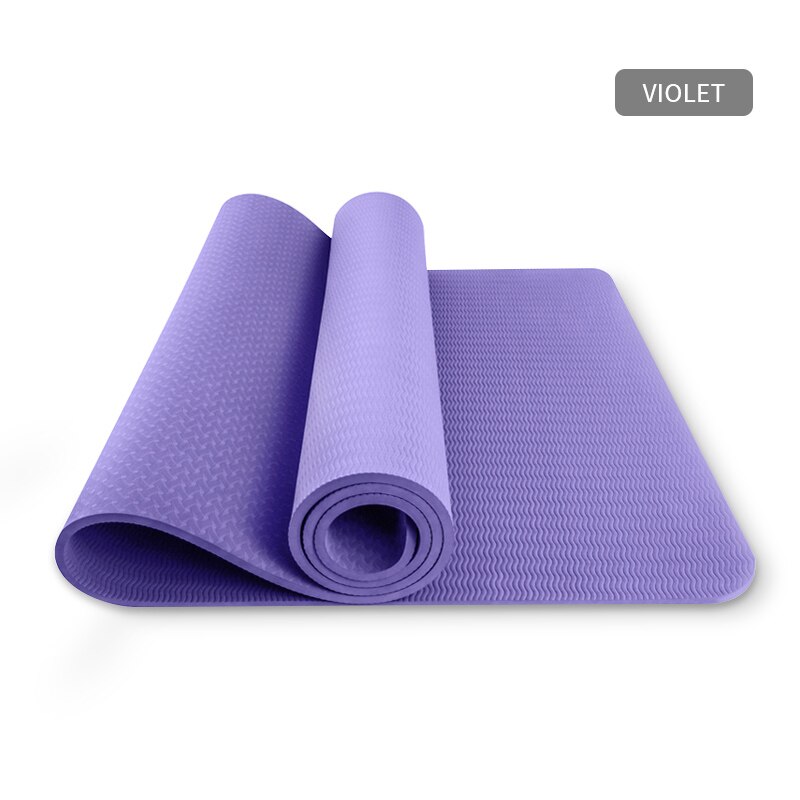 Yoga Mats Widened Thickened Thickness Non-slip 1830*610*6mm Pilates Home Exercises Gym Sports Extra Mat Tasteless Fitness Pad: sku14