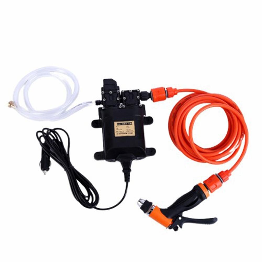 12V High Pressure Water Gun Car Washer Water Spray Pump Copper Lengthen The Water Pipe Antirust Electric Cleaner Outdoor