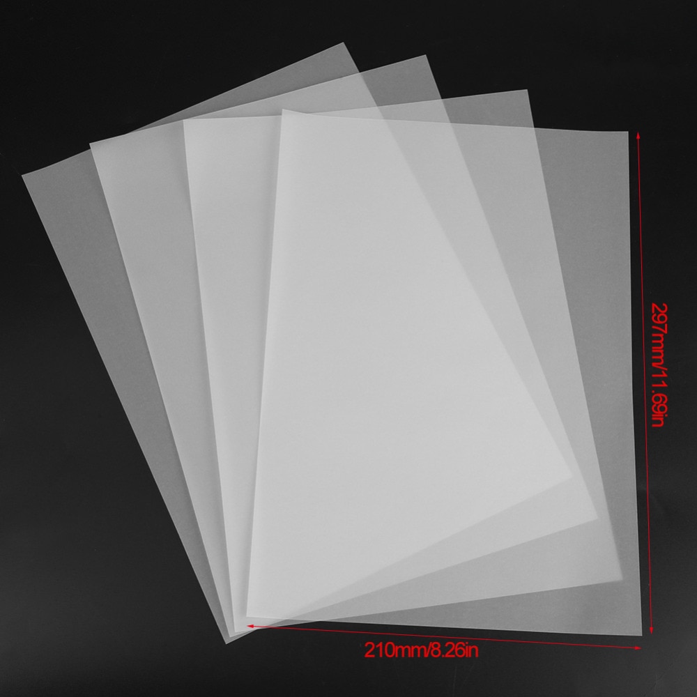 100 stücke A4 Transluzenten Verfolgung Papier Kopie Transfer Druck Zeichnung Papier Schwefelsäure Papier für Ingenieurwesen Zeichnung/Druck