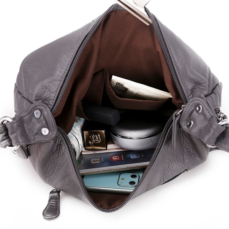 Pu Lederen Crossbody Tassen Voor Vrouwen Eenvoudige Schouder Tas Dames Reistassen En Handtassen Crossbody Tas