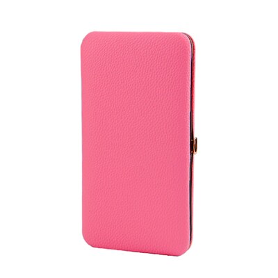 Makeup Eyelashes tweezer Tools Bag EyeLash Extension Tweezers Case Cosmetic Tool Storage Box For tweezer kit Tweezers Protective: rose red