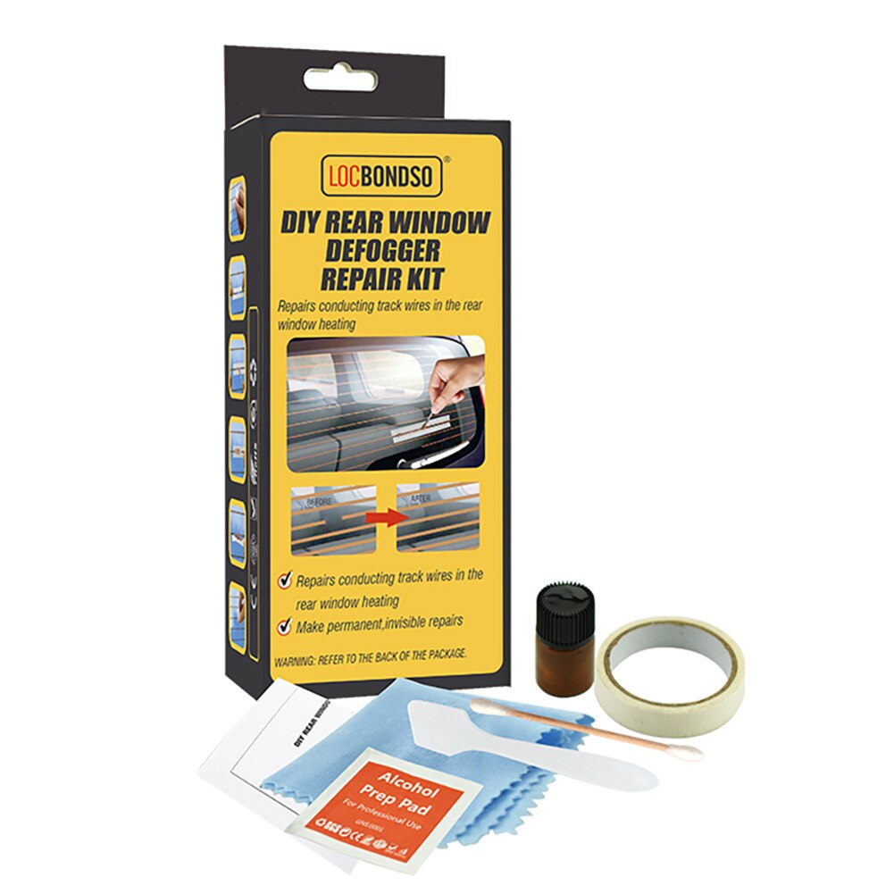 Car Rear Window Defogger Repair Kit DIY Quick Repair Scratched Broken Defroster Heater Grid Lines For Car Repair Accessories