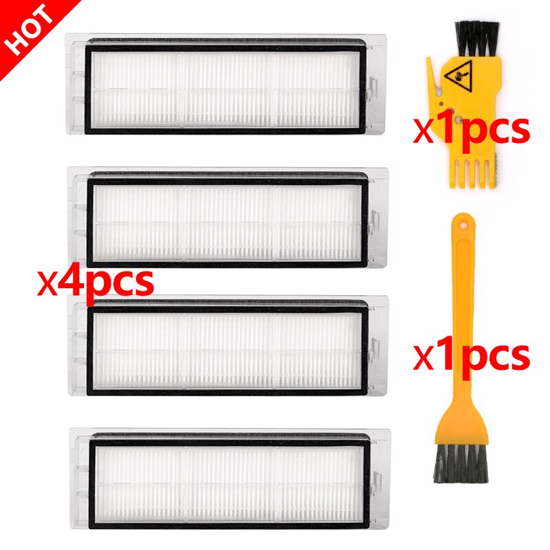 Harja moppi liinat hepa-suodatin xiaomi roborock  s5 s6 s60 s50 s55 t6 t4 t61 mijia  s1 xiaowa  e25 e35 pölynimurin lisävarusteet: G