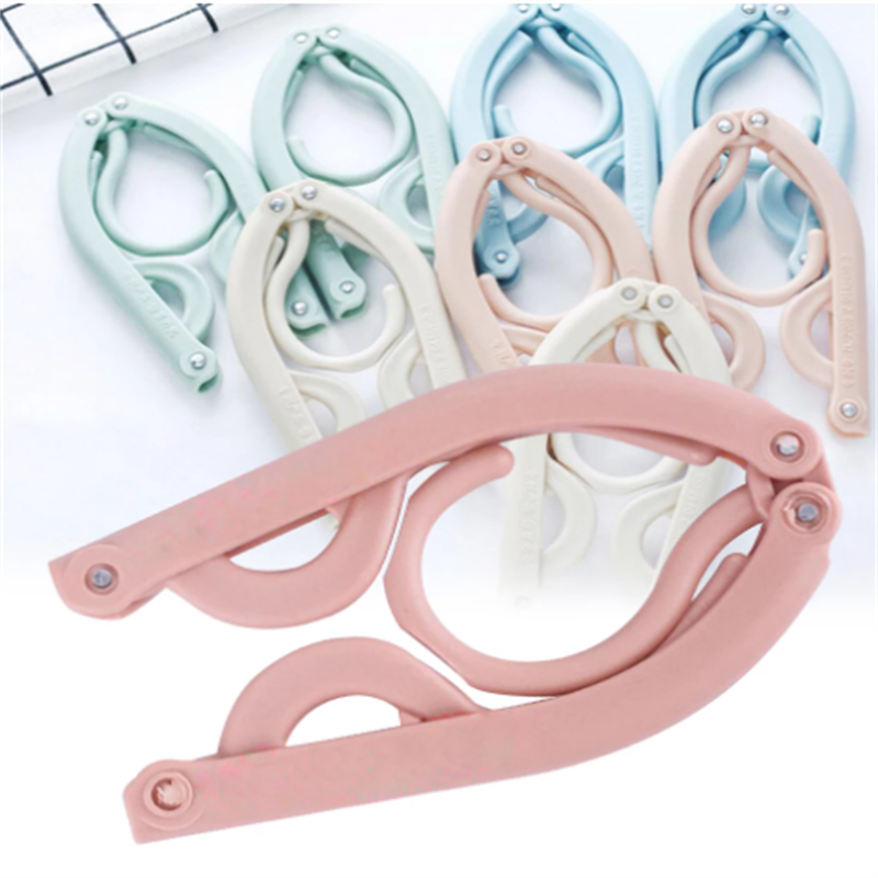 Perchero retráctil portátil de viaje, estante de secado de plástico multifuncional, alfiler para pantalones, herramientas colgantes de almacenamiento, 5 uds.