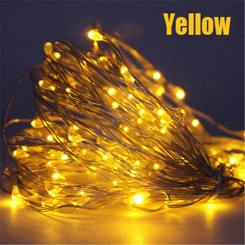 LED garland copper wire LED string light fairy light indoor birthday party wedding valentine decoration новыйгод