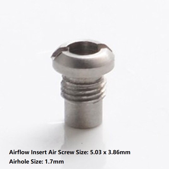 SXK Flusso D'aria Inserto Aria A Vite per Flash e Vapore Acqueo V4.5/V4.5S + RTA: Airhole 1.7mm sliver