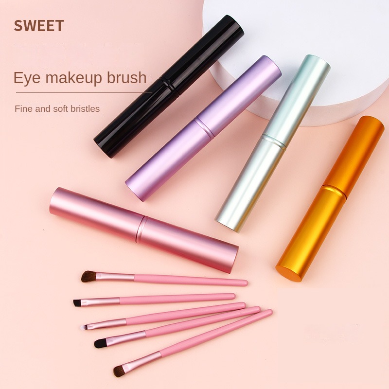 5 pc sminkekoster verktøysett øyenskygge concealer øyenbryn leppeblanding skjønnhet sminke hudvennlige koster kvinner kosmetikkverktøy