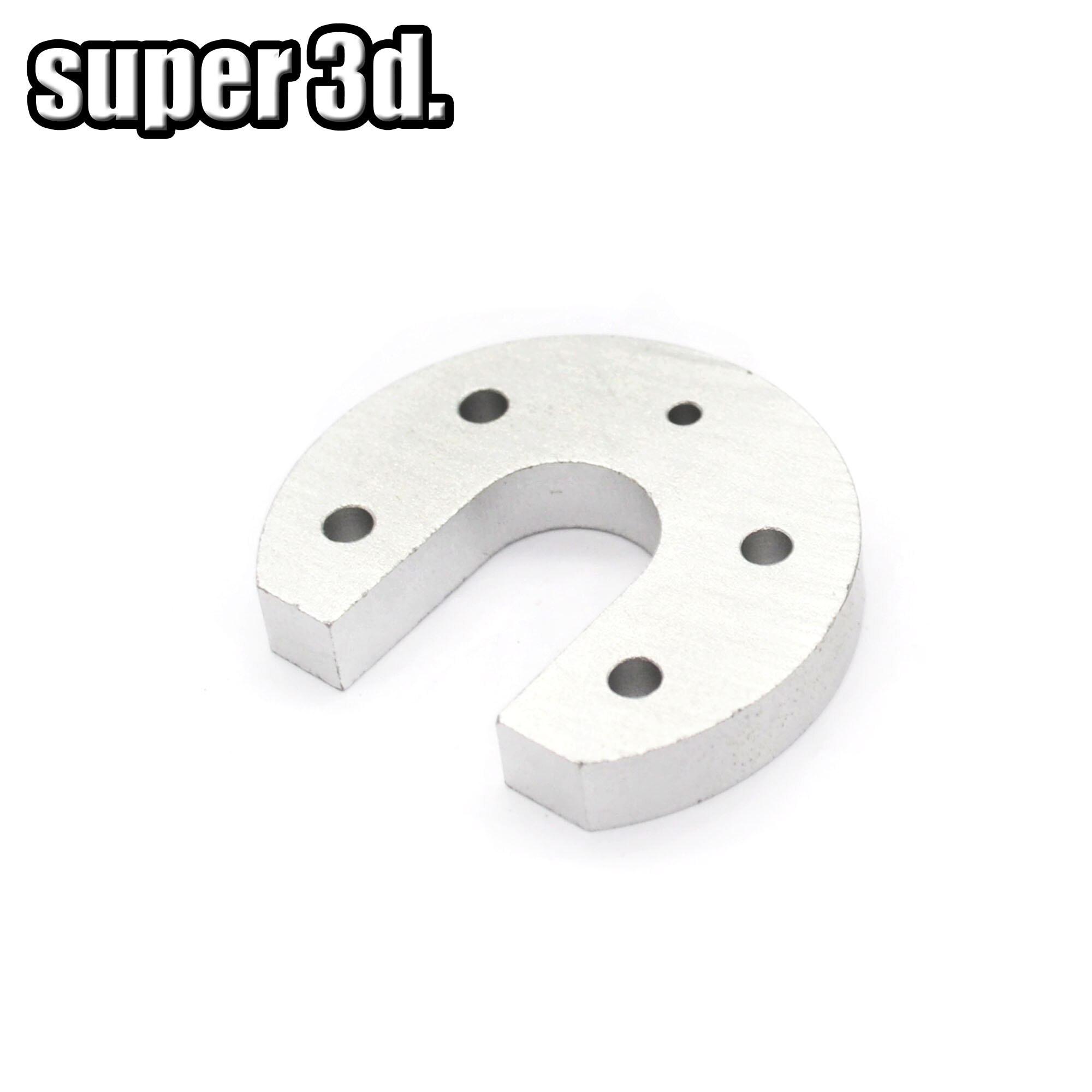 V6 Aluminium Mount Plaat U-vormige Voor Hotend J-head End Voor Reprap Deel 3D Printers Onderdelen aluminium Accessoires U-vormige