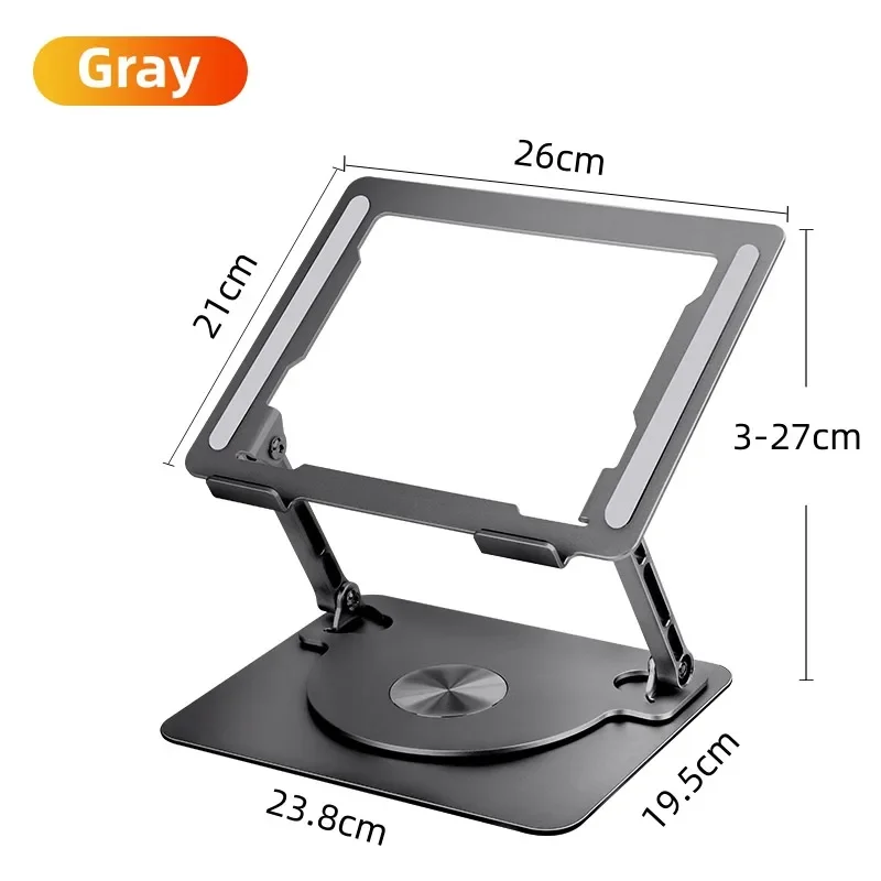 Soporte plegable de Metal para ordenador portátil, soporte para radiador, escritorio ahuecado, soporte para tableta, radiador X42 SL10 MEMO DL05 para tableta Macbook: YELLOW