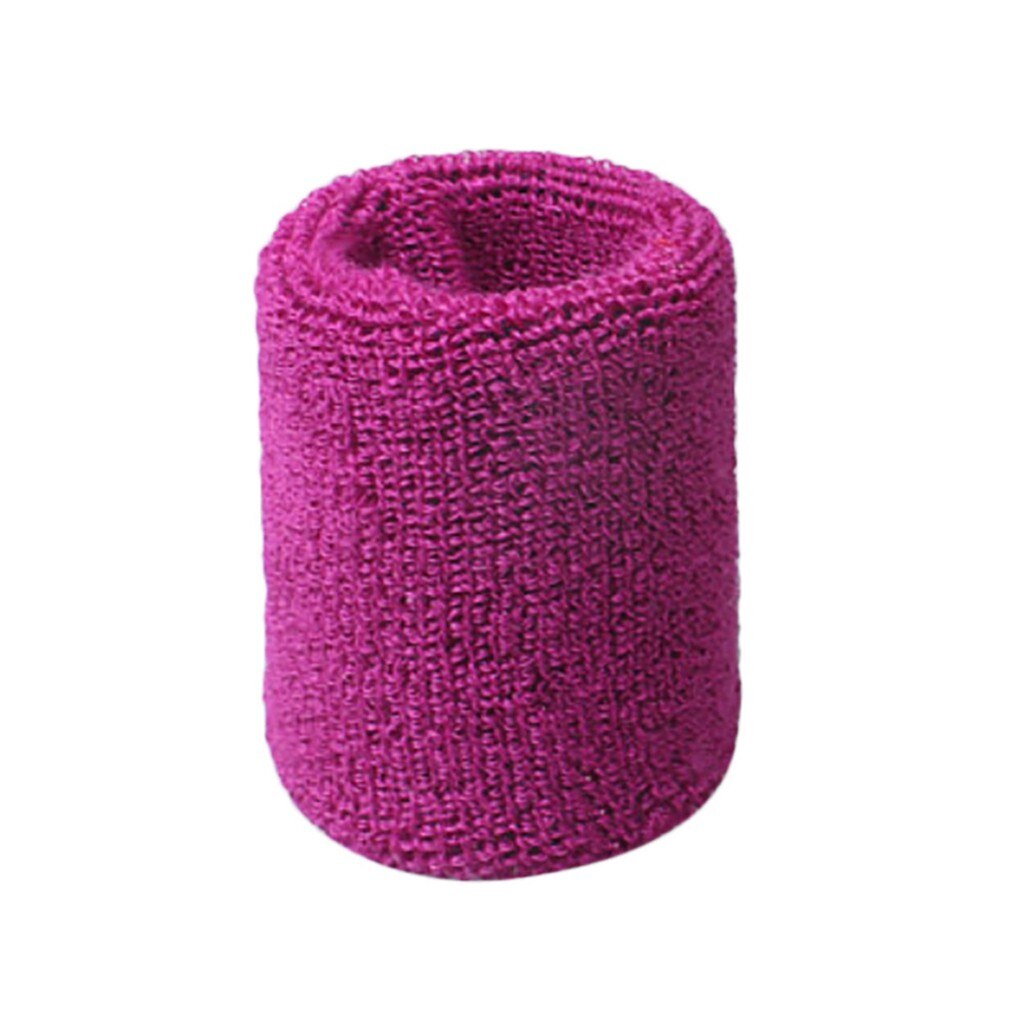 Kleurrijke Sport Zweetband Polsbandjes Katoen Fiber Zweet Wrist Guards Tieners Tennis Hand Band Volleybal Sport Accessoires: H