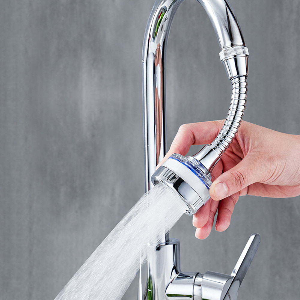 Kitchen Faucet Water Filter 360° Sink Filter Pressurized Sink Faucet Water Filter Universal Faucet Aerator Bathroom Accessories