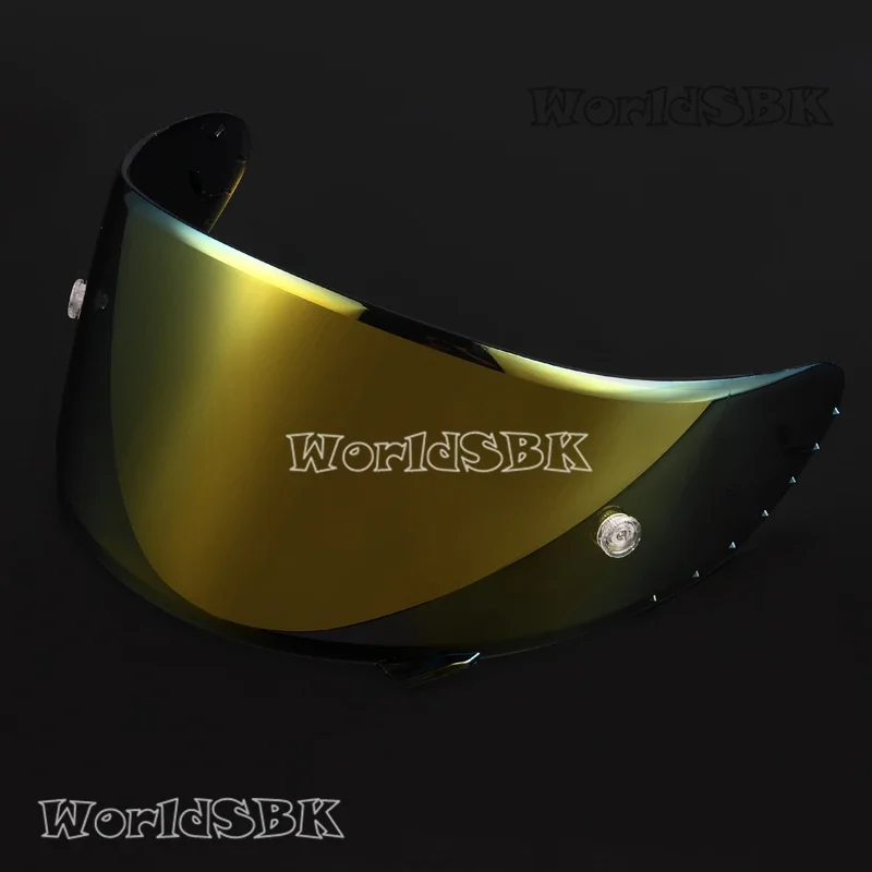 Visera de casco para SHOEI X-14 X14 Z-7 Z7 CWR-1 CWR1 NXR RF-1200 RF1200 X-Spirit III XSpirit 3 X-Quatorteen RYD CWR-F CWRF RF-SR: Oro