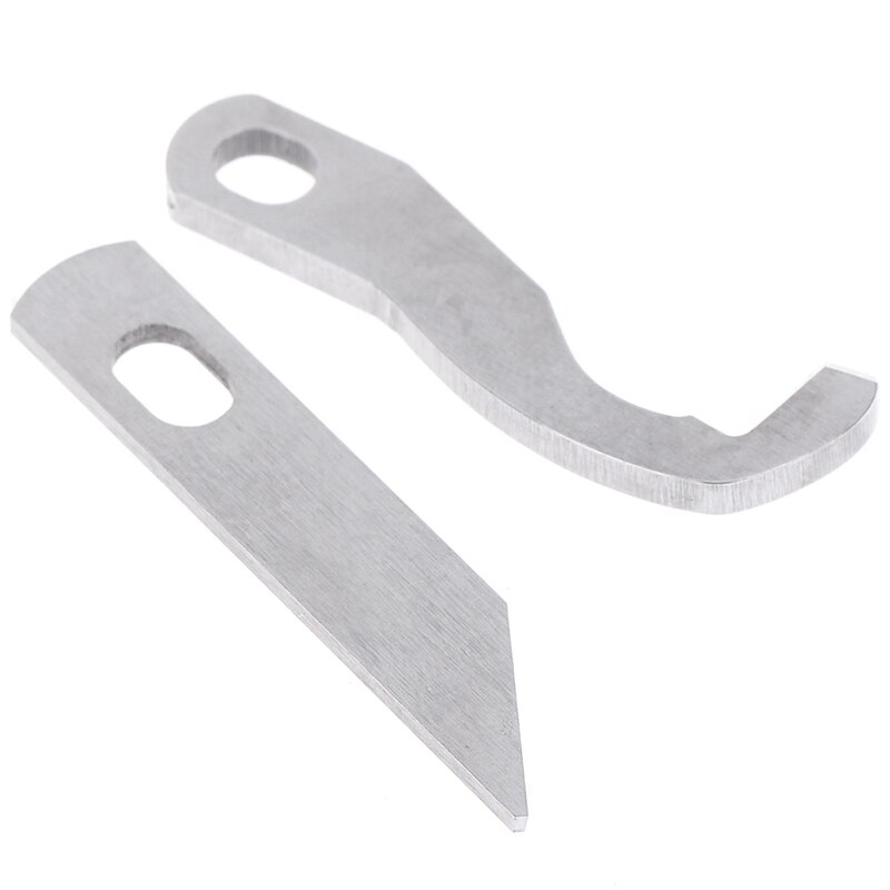 Kniv overlock klinge - øvre og nedre kompatible med brother 925d 929d 1034d xb0563001+ x77683001 5 bb 5014