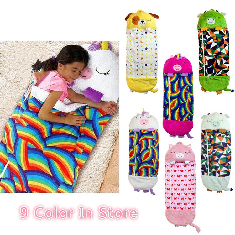 Grote Size Slaapzak Gelukkig Dutje 9 Stijl Kinderen Luie Warme Slaapzak Slaap Pak Kinderen Kussen Voor Slapen Voor Kid
