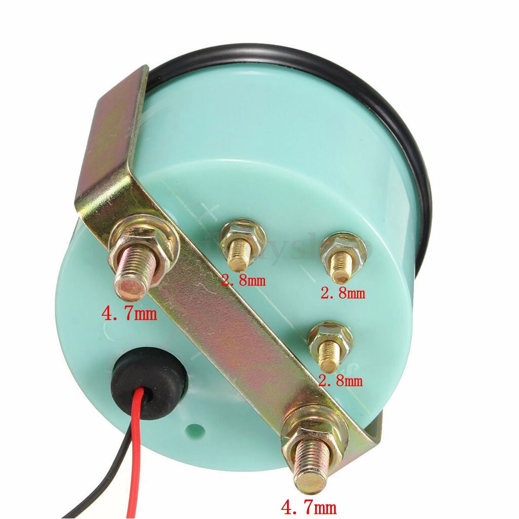 2 Inch 52mm Car Universal Fuel Level Gauge Meter Fuel Sensor E-1/2-F Pointer 30-240ohms High sensitivity easy operation CB